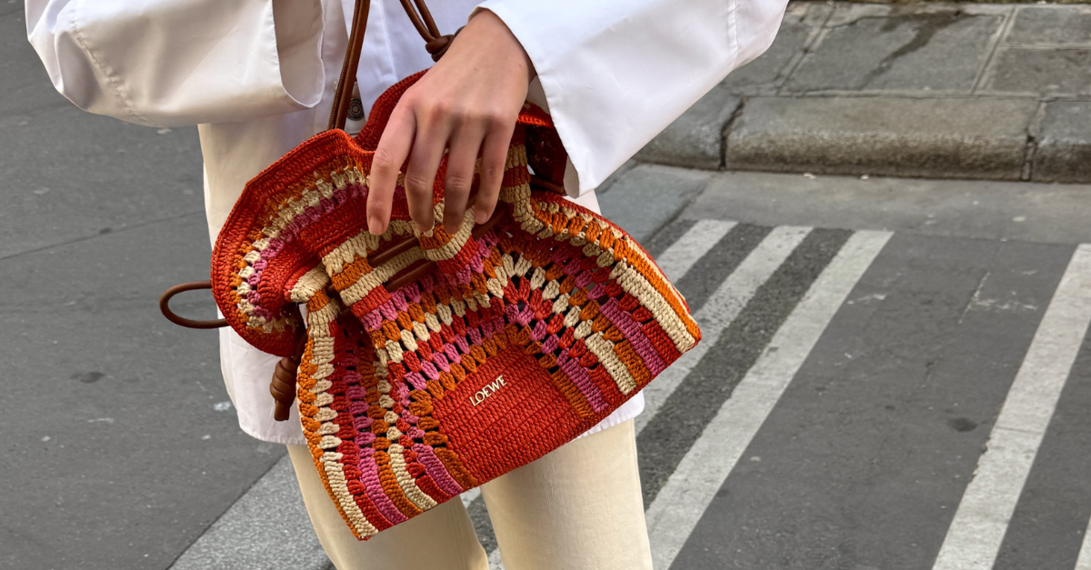 Cool Girls Will Be Carrying Colorful Straw Bags All Summer