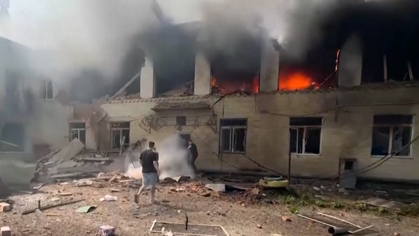 Russian drone hits kindergarten in Ukraine | Russia-Ukraine war News