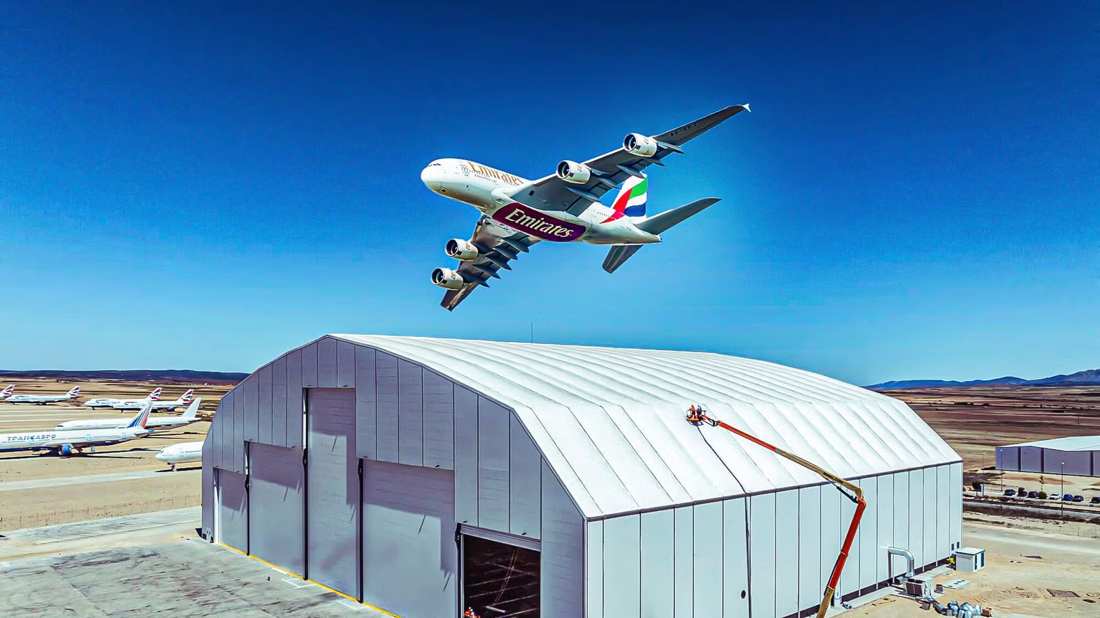 Inside The Desert Facility That Revives & Scraps Airbus A380s Simultaneously