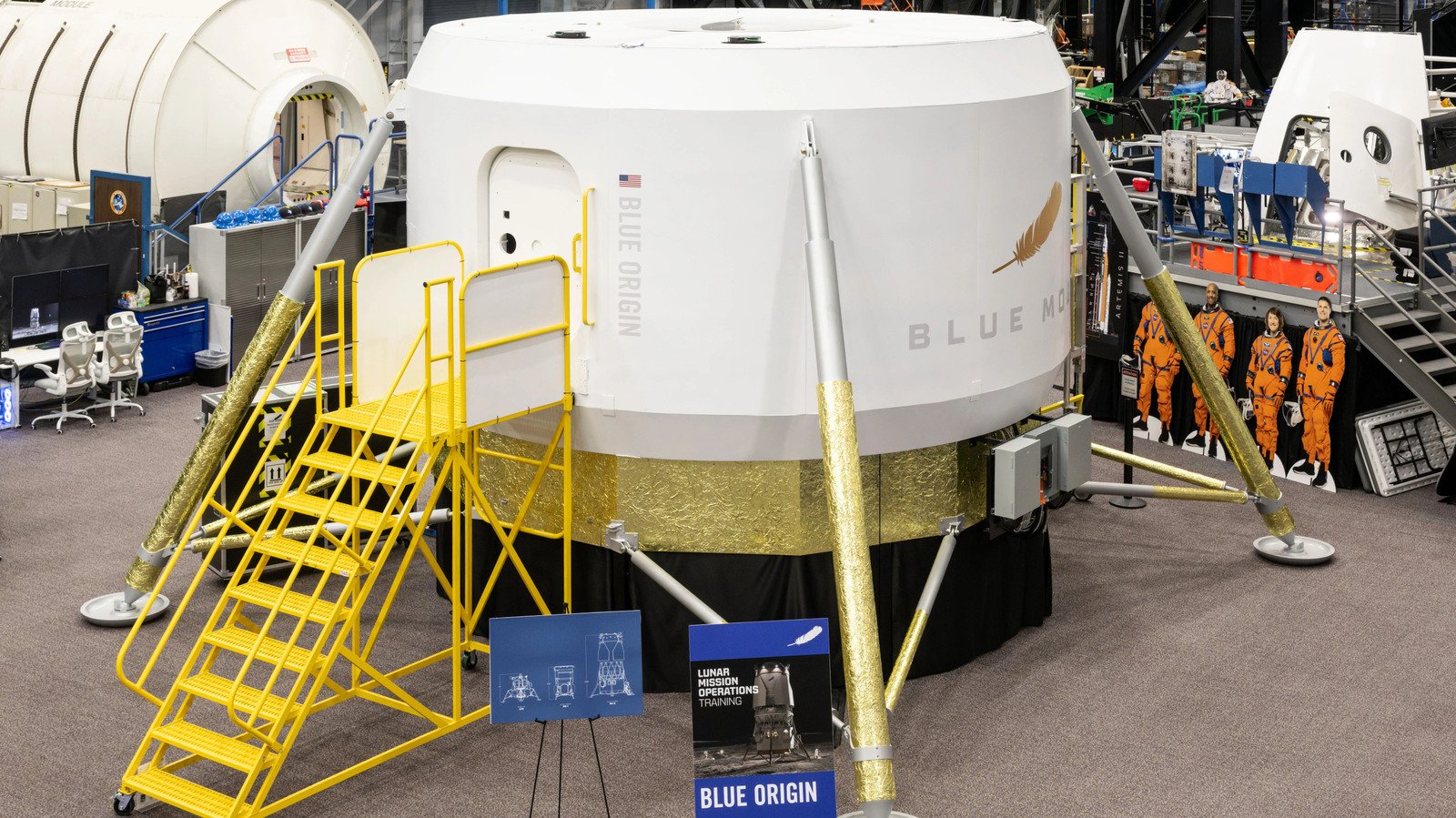 NASA Is Set To Begin Training With A Prototype Of Blue Origin’s Crew Moon Lander