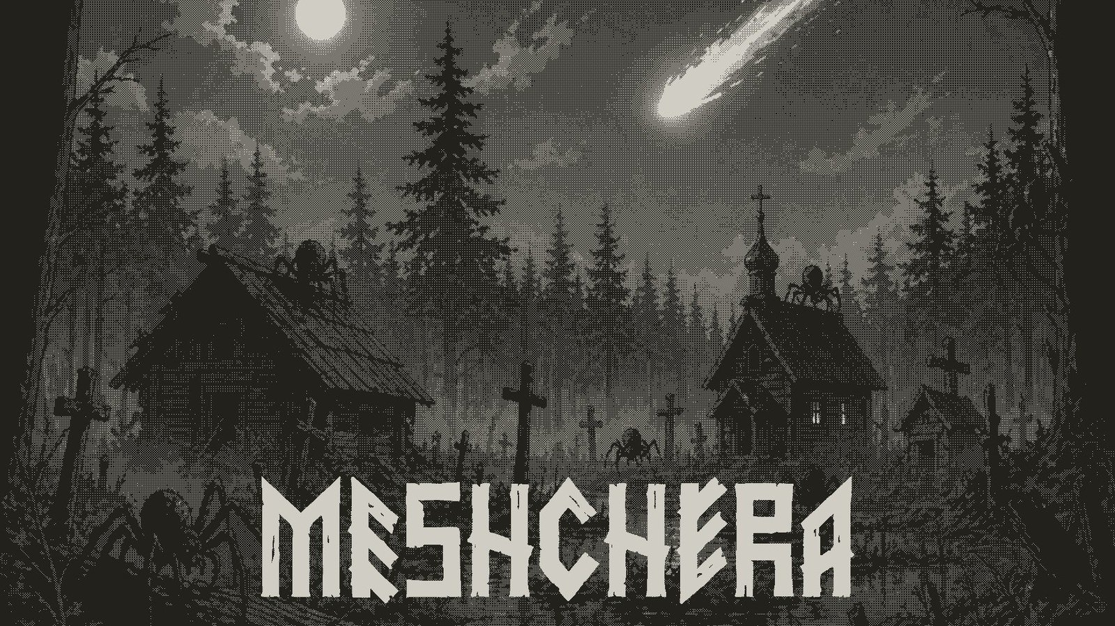 Check Out Meshchera, An Atmospheric Match-Three Game For Playdate Set In A Haunted Marsh