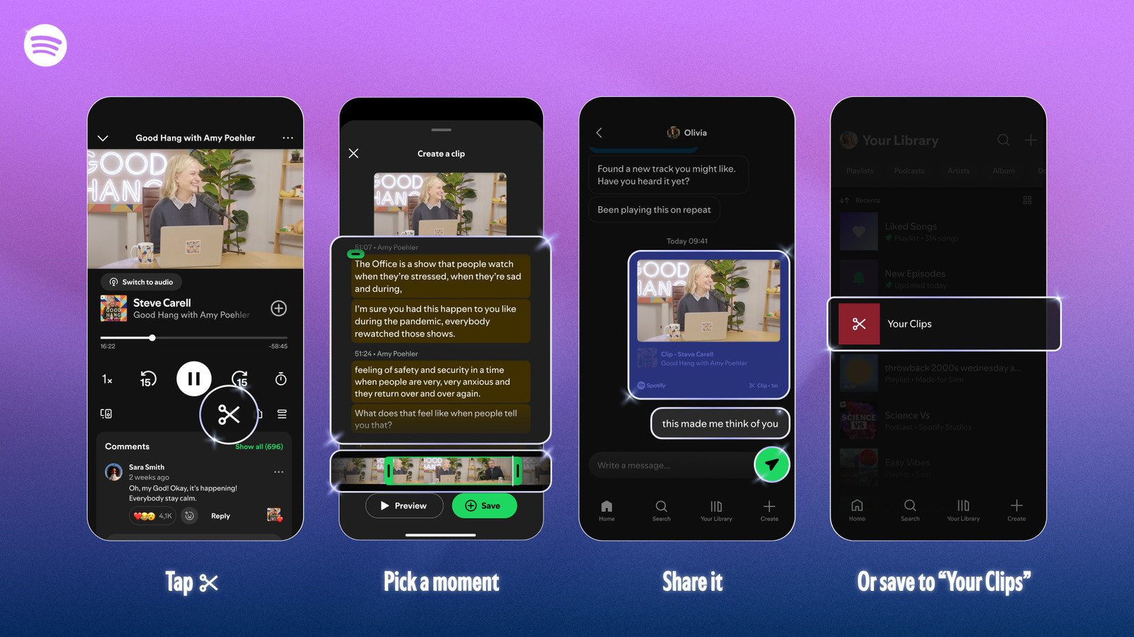 Spotify’s Latest Feature Makes It Easier To Share Podcast Clips