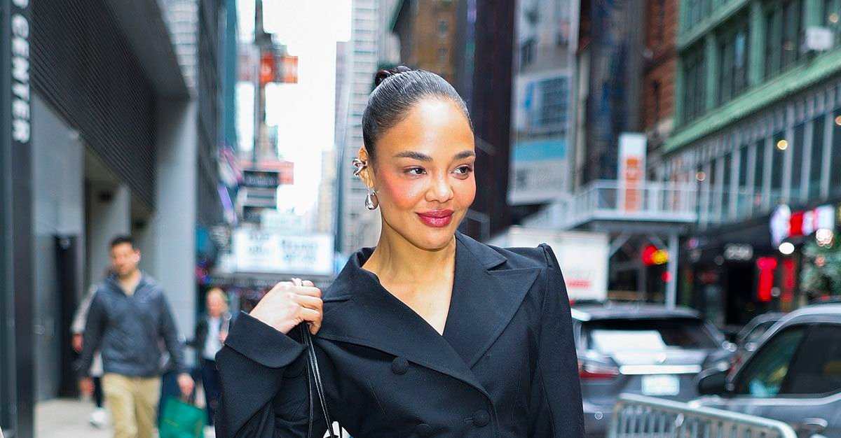 Tessa Thompson Just Wore 2026’s Most Popular Blazer Trend