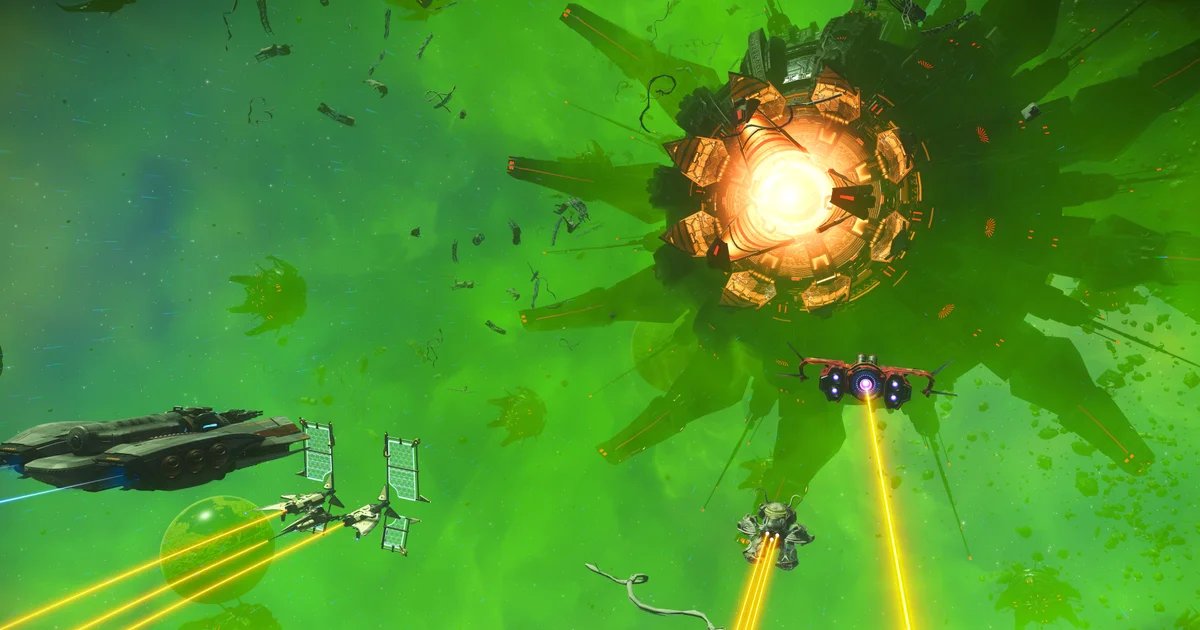 Helldivers 2-esque war against a giant evil robo-eye beckons in No Man’s Sky’s The Swarm update, invading the galaxy right now