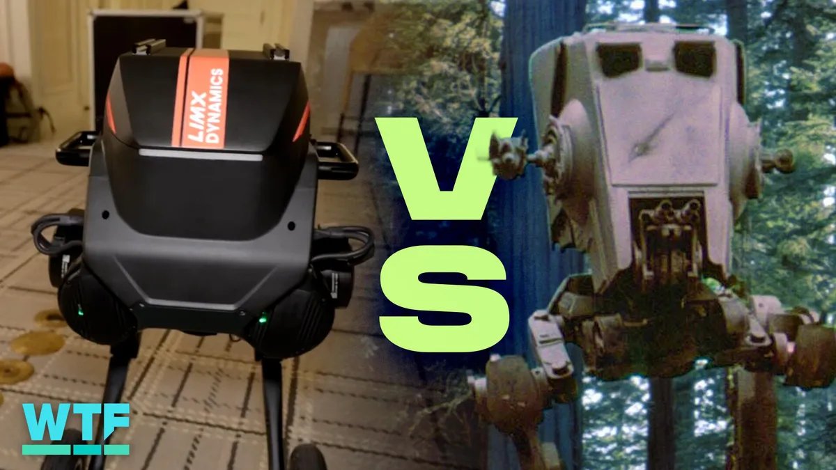 This $25,000 Robot Looks Like a Mini Star Wars AT-ST video