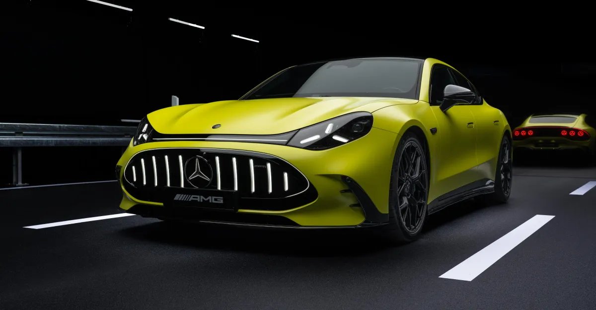 Mercedes’ electric AMG GT 4-door coupe can go 0-60 in 2 seconds