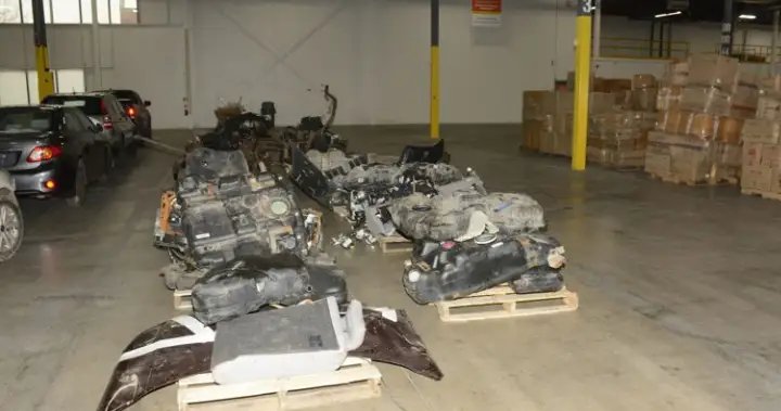 Police find $5.5M in cars from Ontario auto theft ring tied to $20M in losses