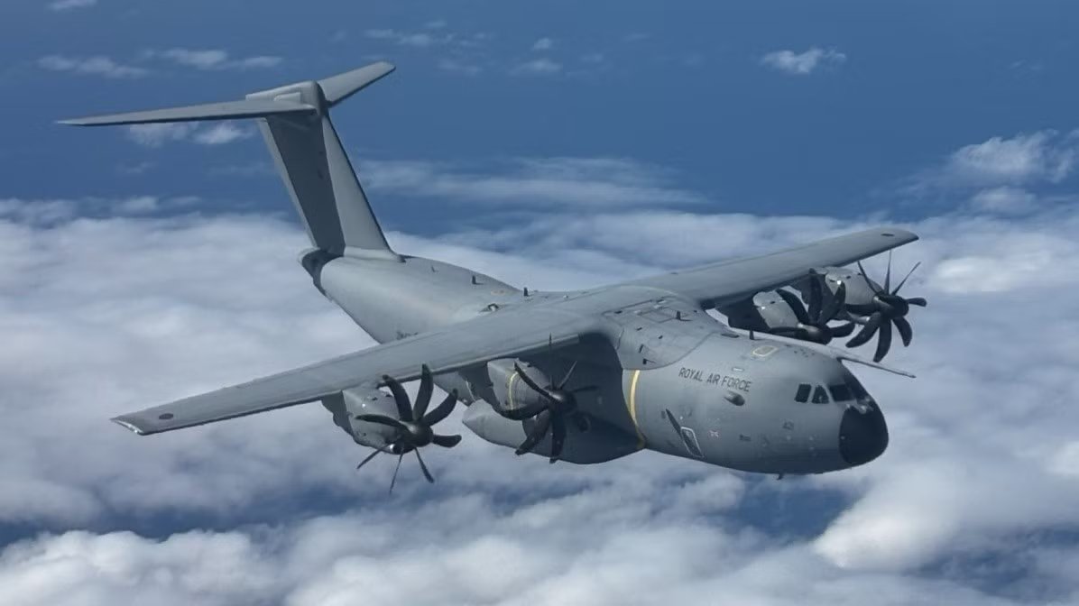 RAF A400M Airdrops Medics To World’s Most Remote Island For Hantavirus Case