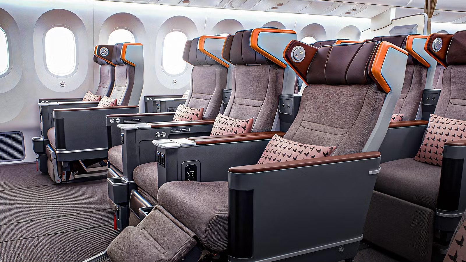 This Airline’s New Premium Economy Seat Reclines 8 Inches Without Touching The Passenger Behind