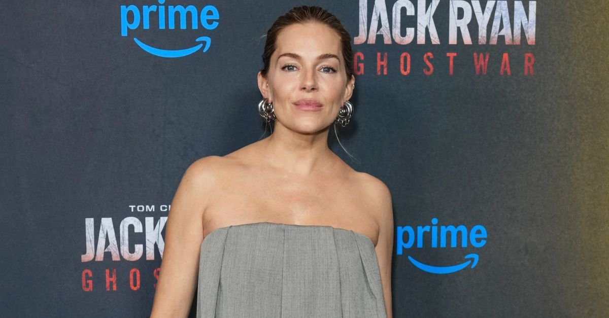 Sienna Miller Swapped Boho For The Chicest ’90s Strapless Dress