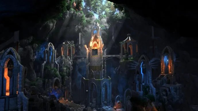 Skyblivion's gorgeously revamped Ayleid ruins are all done and dusted, the folks behind the Oblivion Remake mod have announced