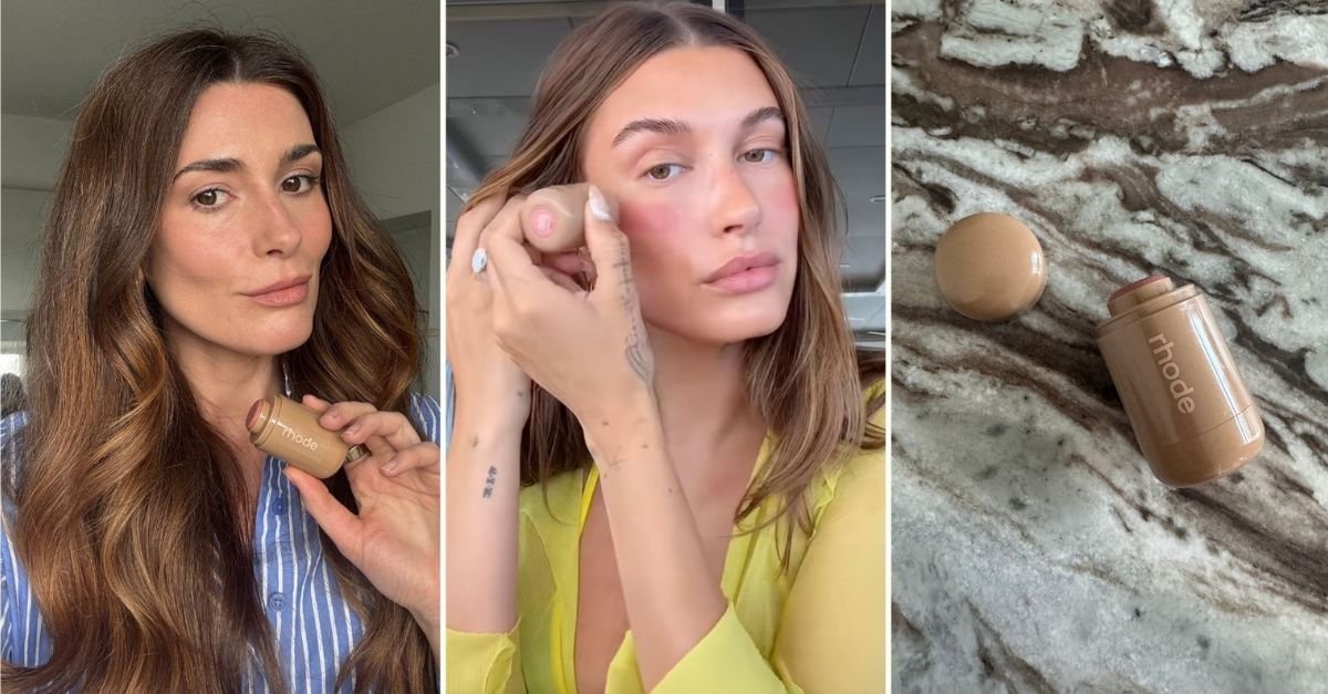 Why Everyone Is Wearing Rhode Pocket Blush in Tan Line