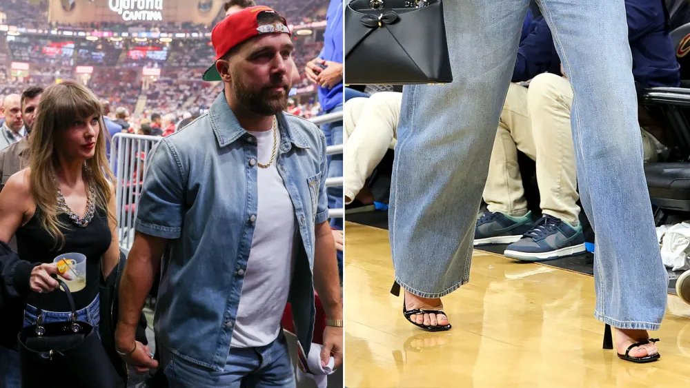Taylor Swift Gives Courtside Heels a Buckled Twist in Stella McCartney