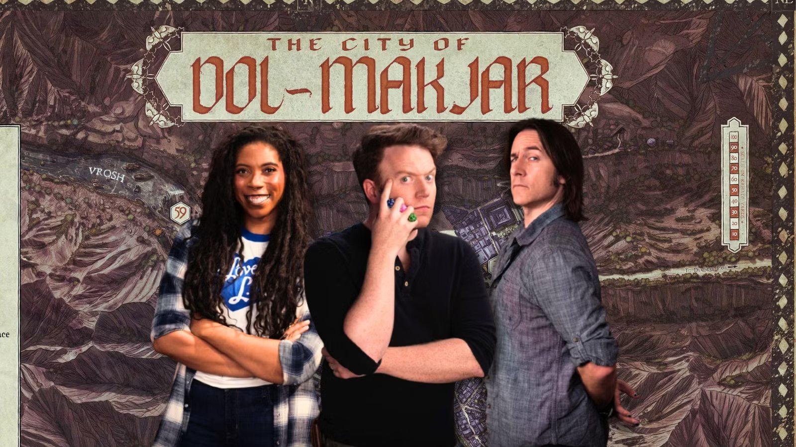 Critical Role Campaign 4 official Dol-Makjar city map revealed