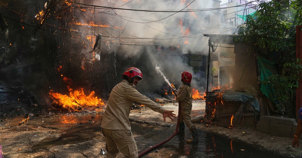 Fire at a New Delhi Hotel Kills at Least 21
