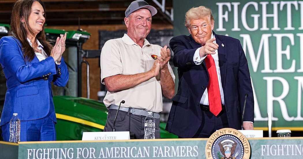 Trump Greets Farmers in Wisconsin, but Says He Could Be Home Watching TV