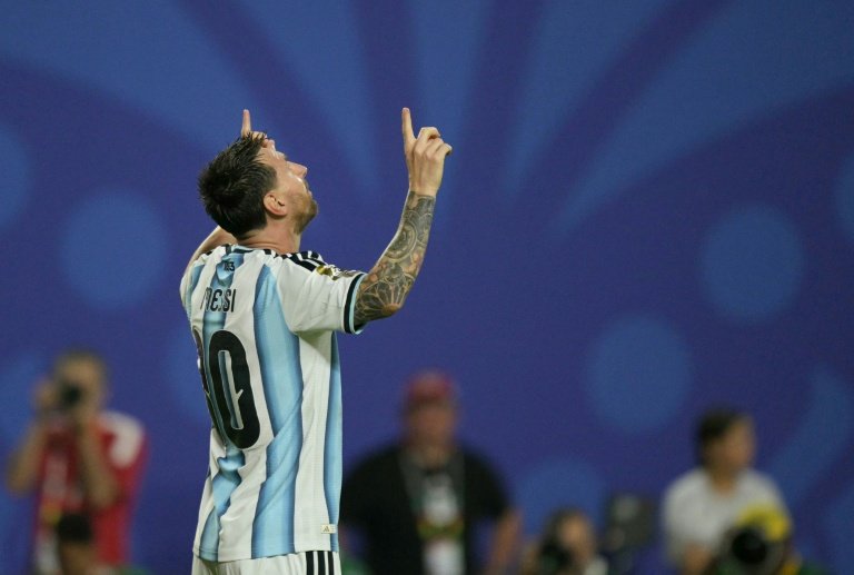 Messi salutes ‘beautiful moment’ after tying World Cup goals record