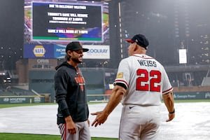 Braves-Giants to play doubleheader on Wednesday after rain postpones game