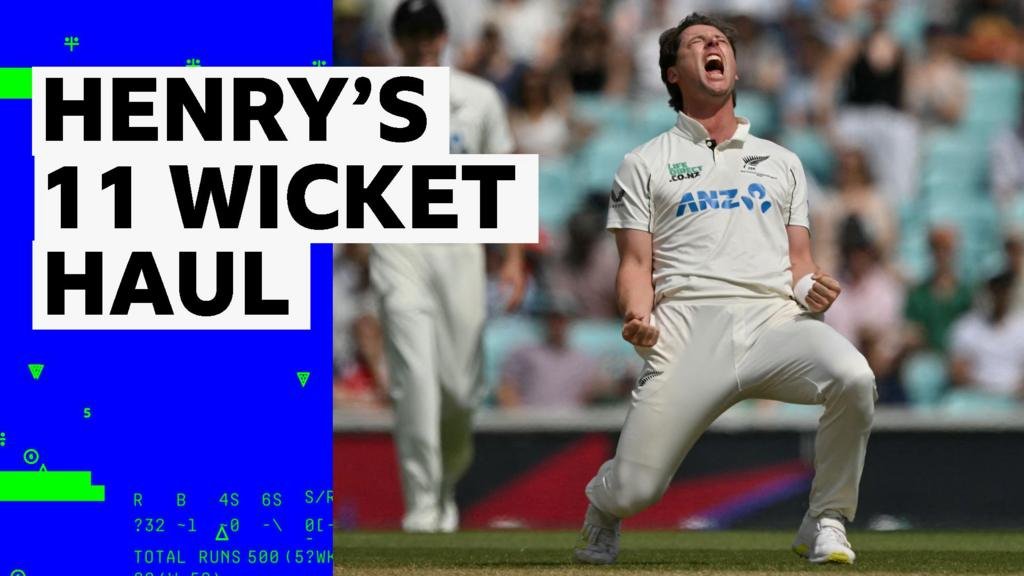 England vs New Zealand 2nd Test: Matt Henry’s 11 wickets