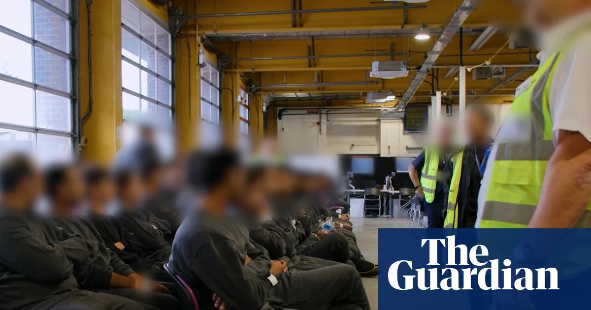 Staff at immigration detention centre wore England flags, report finds | Prisons and probation