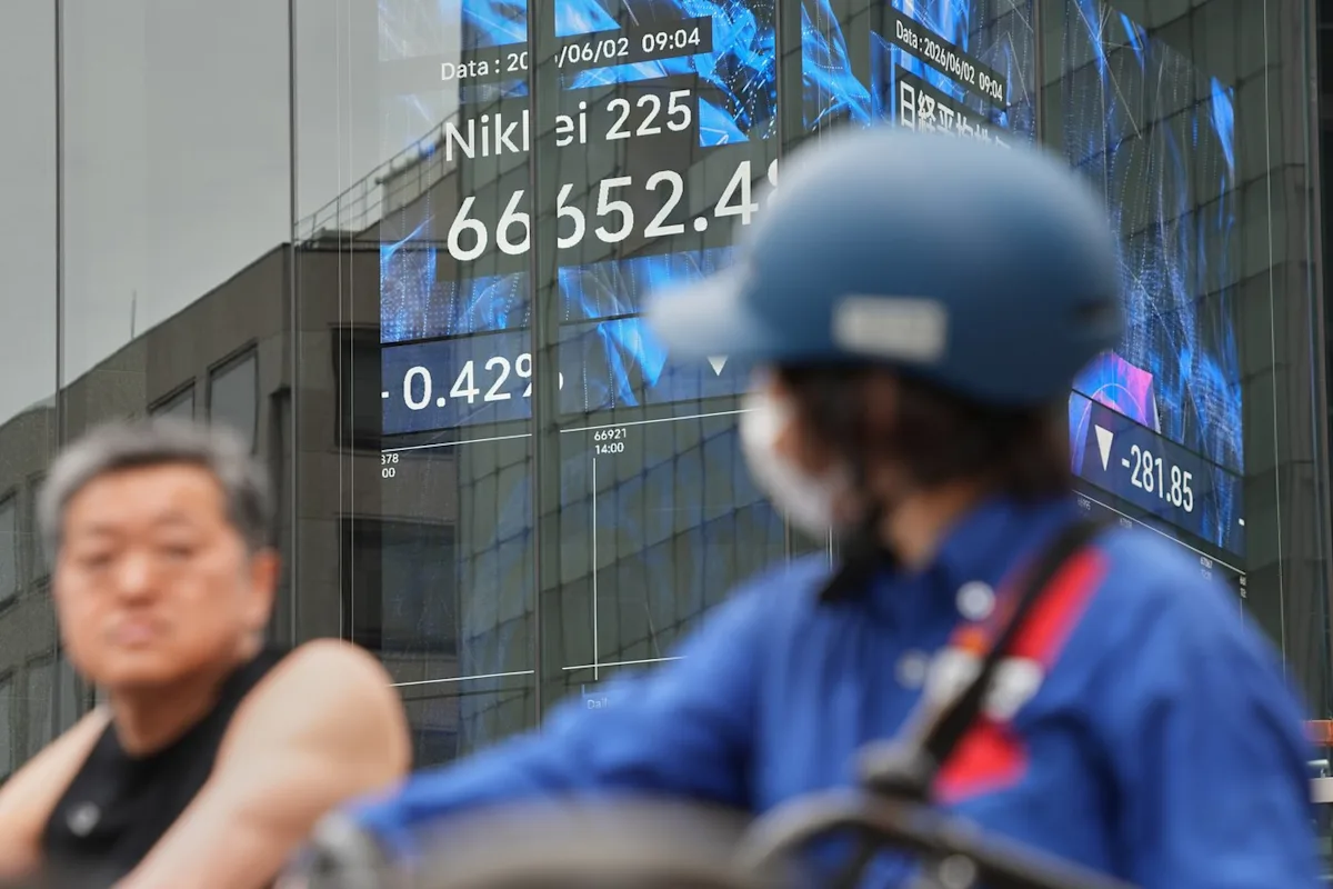 Tokyo’s Nikkei 225 index tops 68,000 for the 1st time as Wall Street logs more records