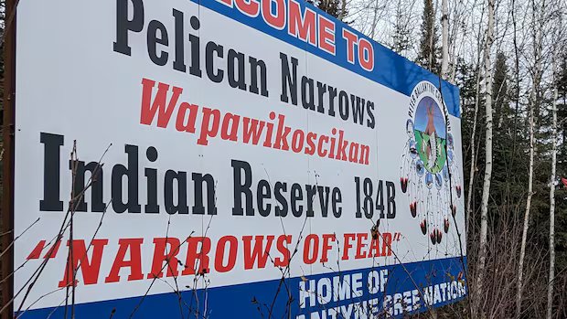 Suspect in custody after woman killed, man injured in shooting in Pelican Narrows, Sask.