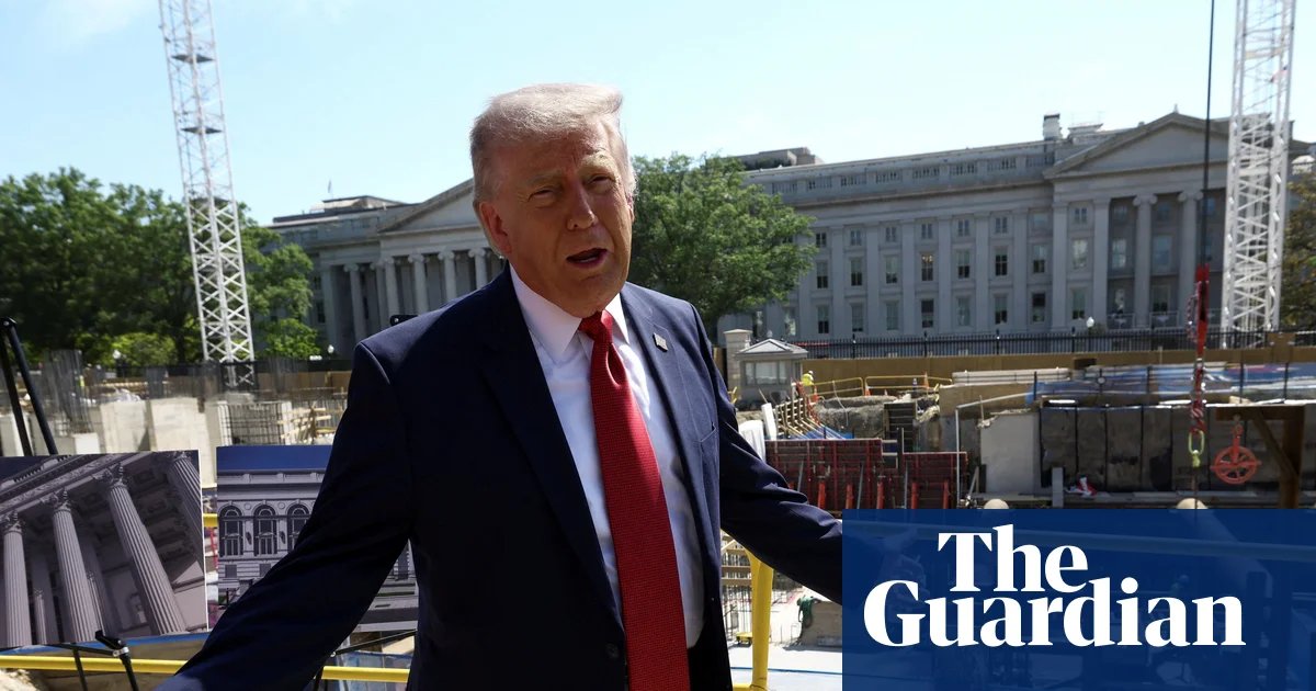 Senate Republicans drop plans for $1bn to fund security at Trump’s ballroom | US politics