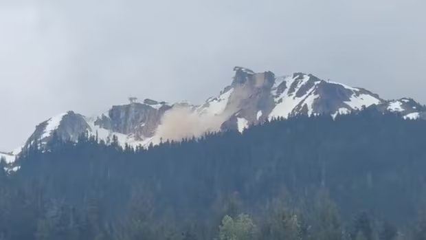 More rocks fall from Whistler Peak, assessment underway