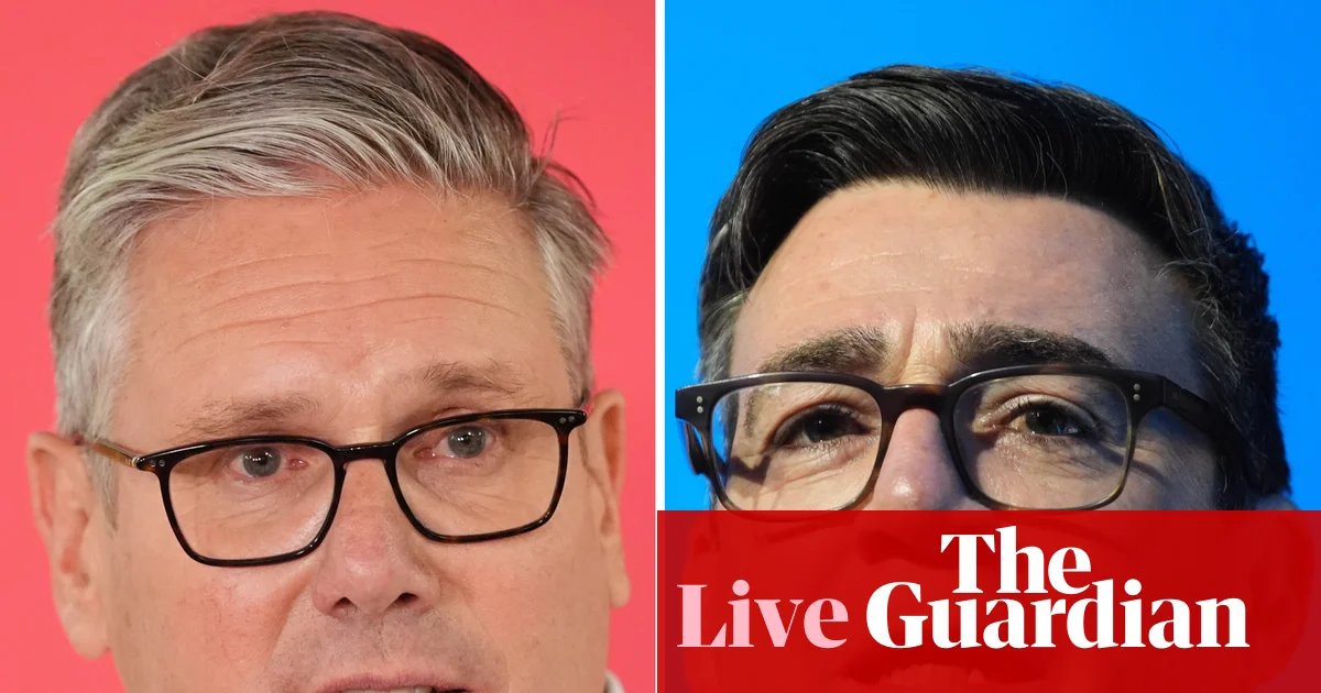 No 10 says Starmer ‘will not walk away’ if Burnham officially enters Labour leadership contest – UK politics live | Politics