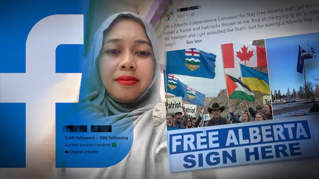 Facebook is paying people overseas promoting Alberta separatism