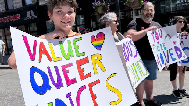 ‘We demand your resignation’: Protesters march to Cambridge city hall after mayor interrupts Pride speech