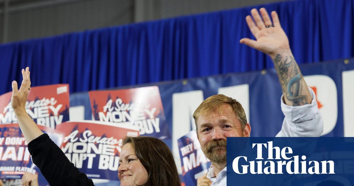 Democrats rally round Platner in Maine as Trump reaffirms grip on GOP after primaries | US politics