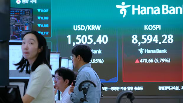 Global stocks soar and oil prices drop as U.S., Iran reach tentative deal to end war