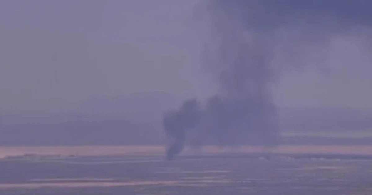 B-52 bomber crashes on takeoff at California Air Force base