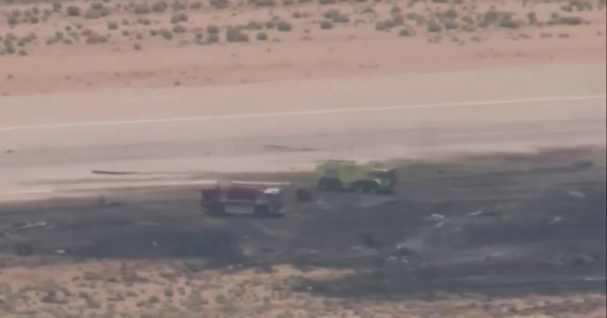 Eight dead after B-52 bomber crashes at California military base