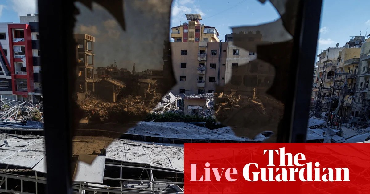 Middle East crisis live: Iran threatens ‘harsh response’ if Israel fails to cease attacks in Lebanon | US-Israel war on Iran