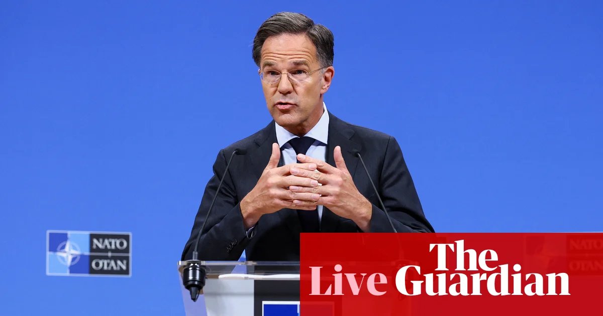 Mark Rutte says Nato needs ‘more forces, more resources’ ahead of defence ministers meeting– Europe live | World news