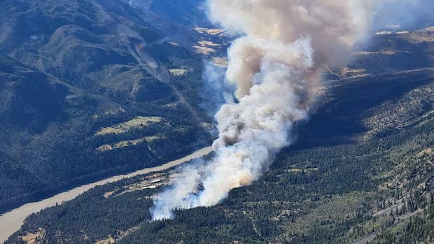 Dozens of homes evacuated as out-of-control wildfire threatens Lytton, B.C.