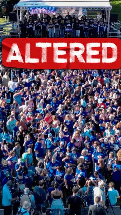 Fact check: Is this photo of the Ford Fest crowd edited?