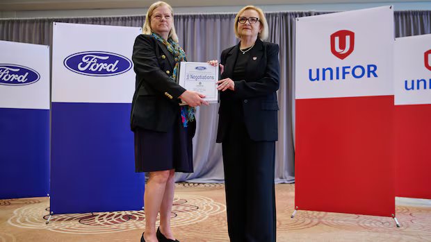 Ford, autoworkers’ union kick off contract talks as CUSMA cloud hangs over sector