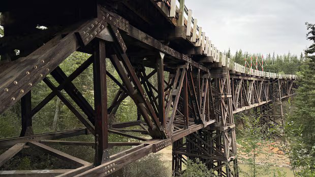 B.C.’s historic Kiskatinaw curved wooden bridge faces uncertain future