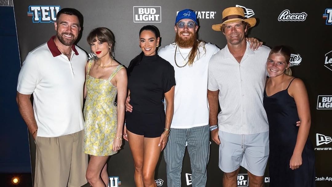 Taylor Swift attends Tight End University with Travis Kelce, performs ‘Love Story’