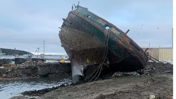 Lawsuit filed in case of polluting, derelict N.S. tug that cost $4.1M to clean up
