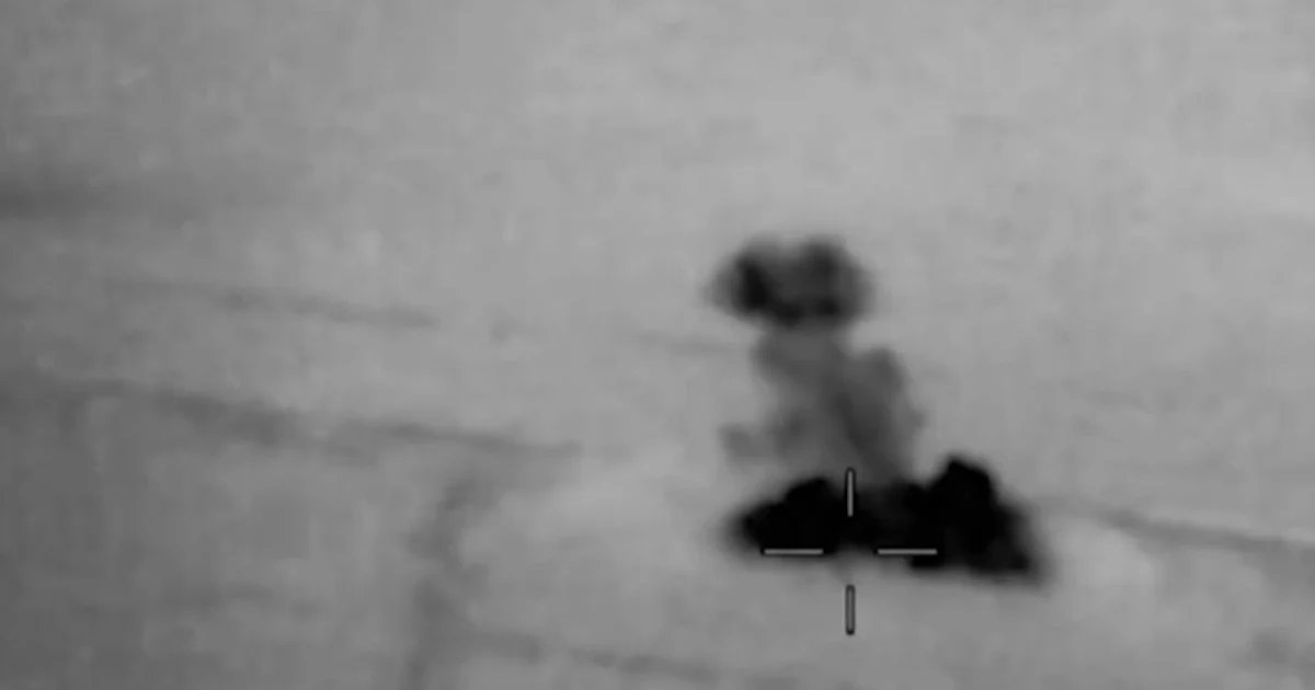 U.S. military releases video of new Iran strike