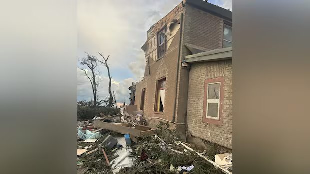 ‘Monster’ tornado destroys brick farmhouse in western Manitoba