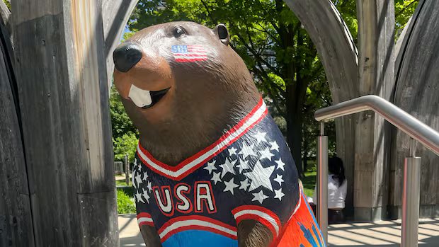 U.S.-inspired World Cup beaver statue in Toronto destroyed, police investigating