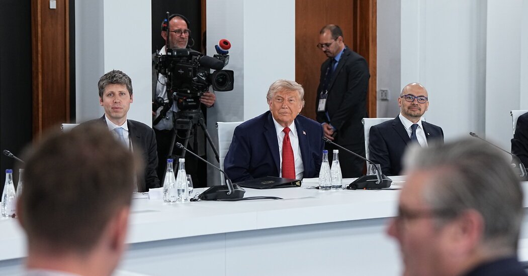 Tech C.E.O.s to Discuss A.I. With G7 Leaders