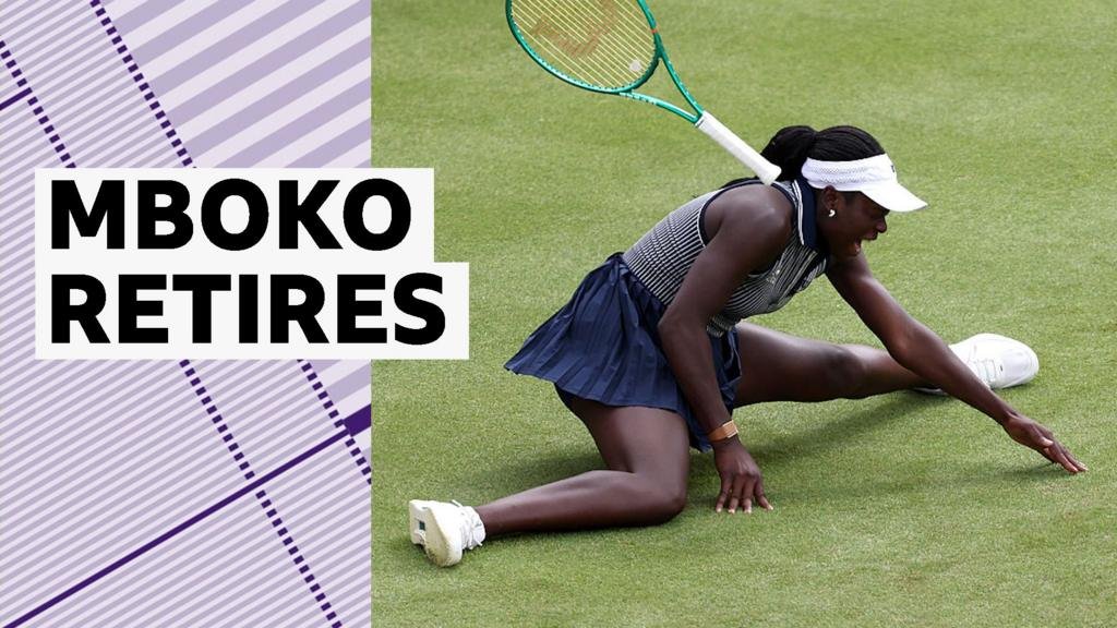 Williams' doubles partner retires in second set of singles match after fall