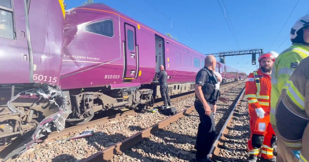 Trains Collide in UK, Killing at Least One and Injuring Dozens of Others