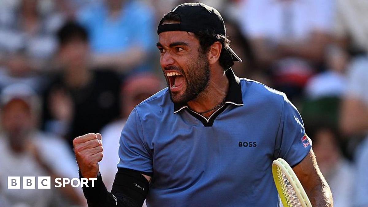 French Open 2026 results: Matteo Berrettini one of three Italians in quarter-finals